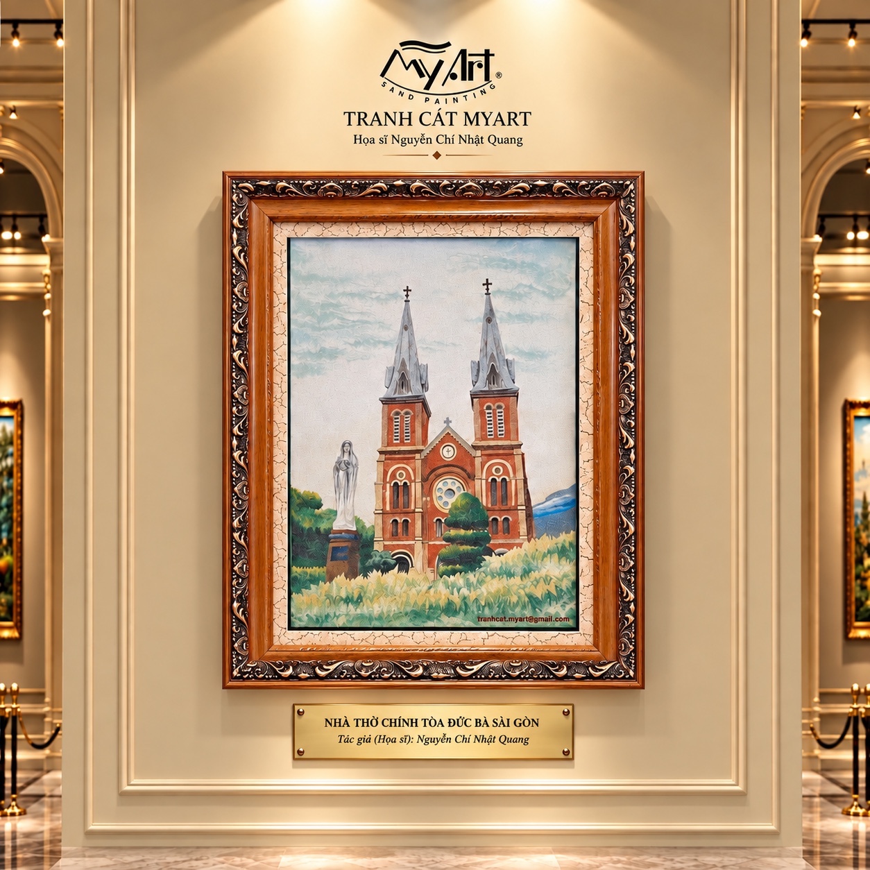 TRANH CÁT CHỢ BẾN THÀNH