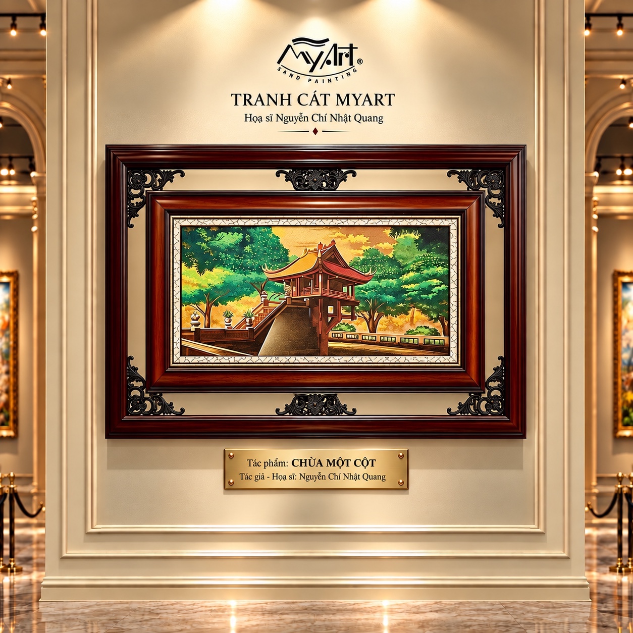 TRANH CÁT CHÙA MỘT CỘT