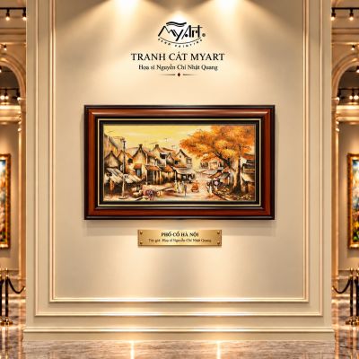 TRANH CÁT PHỐ CỔ HÀ NỘI 1
