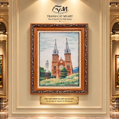 TRANH CÁT CHỢ BẾN THÀNH