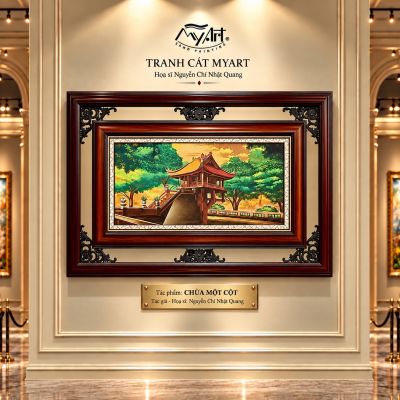TRANH CÁT CHÙA MỘT CỘT