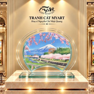 tranh-cat-nui-phu-si-va-hoa-anh-dao