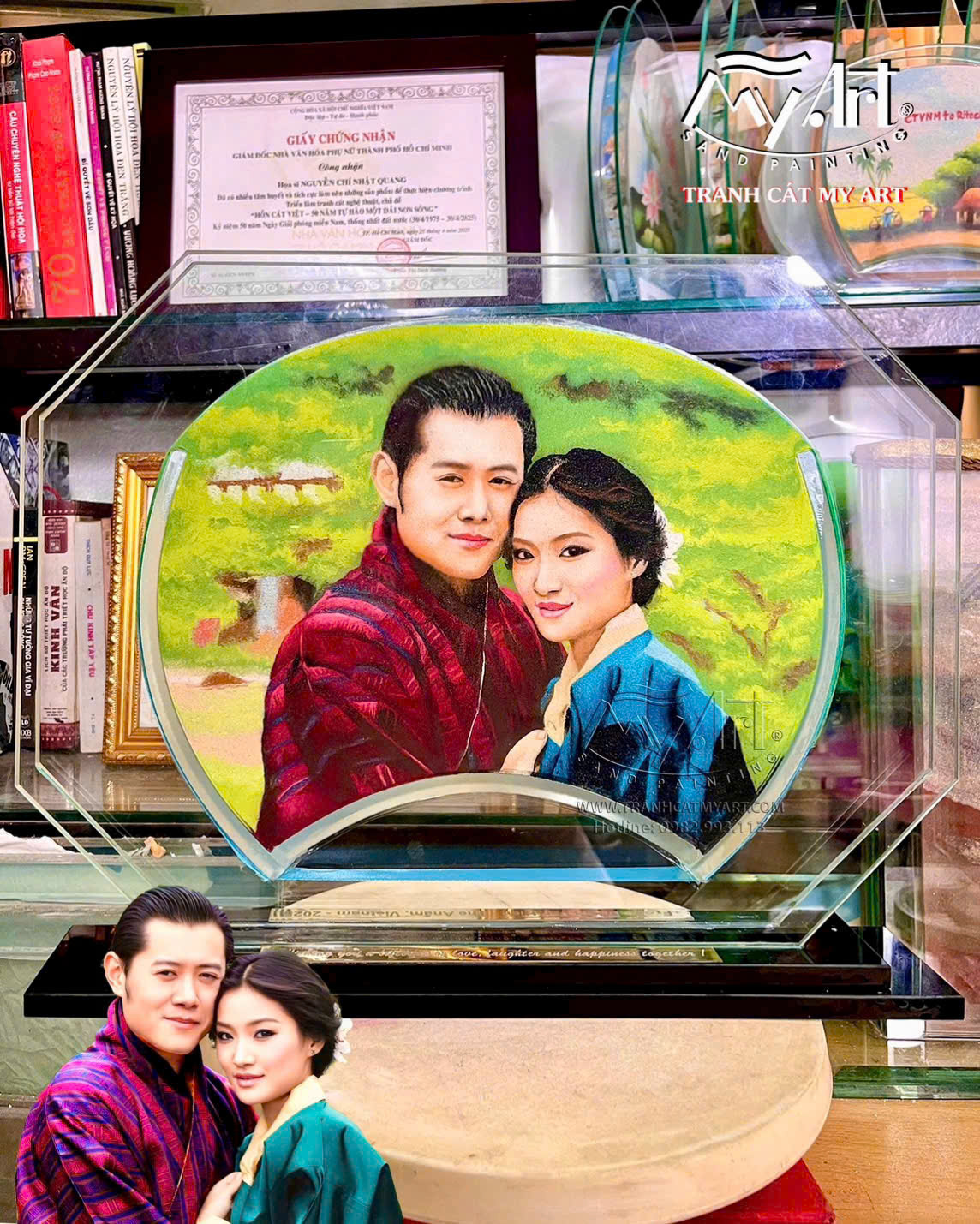 tranh cat chan dung 8